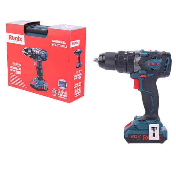 کیت دریل پیچ گوشتی شارژی رونیکس 8905K